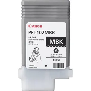 Canon oryginalny ink / tusz PFI102MBK, matte black, 130ml, 0894B001, Canon iPF-500, 600, 700, 765